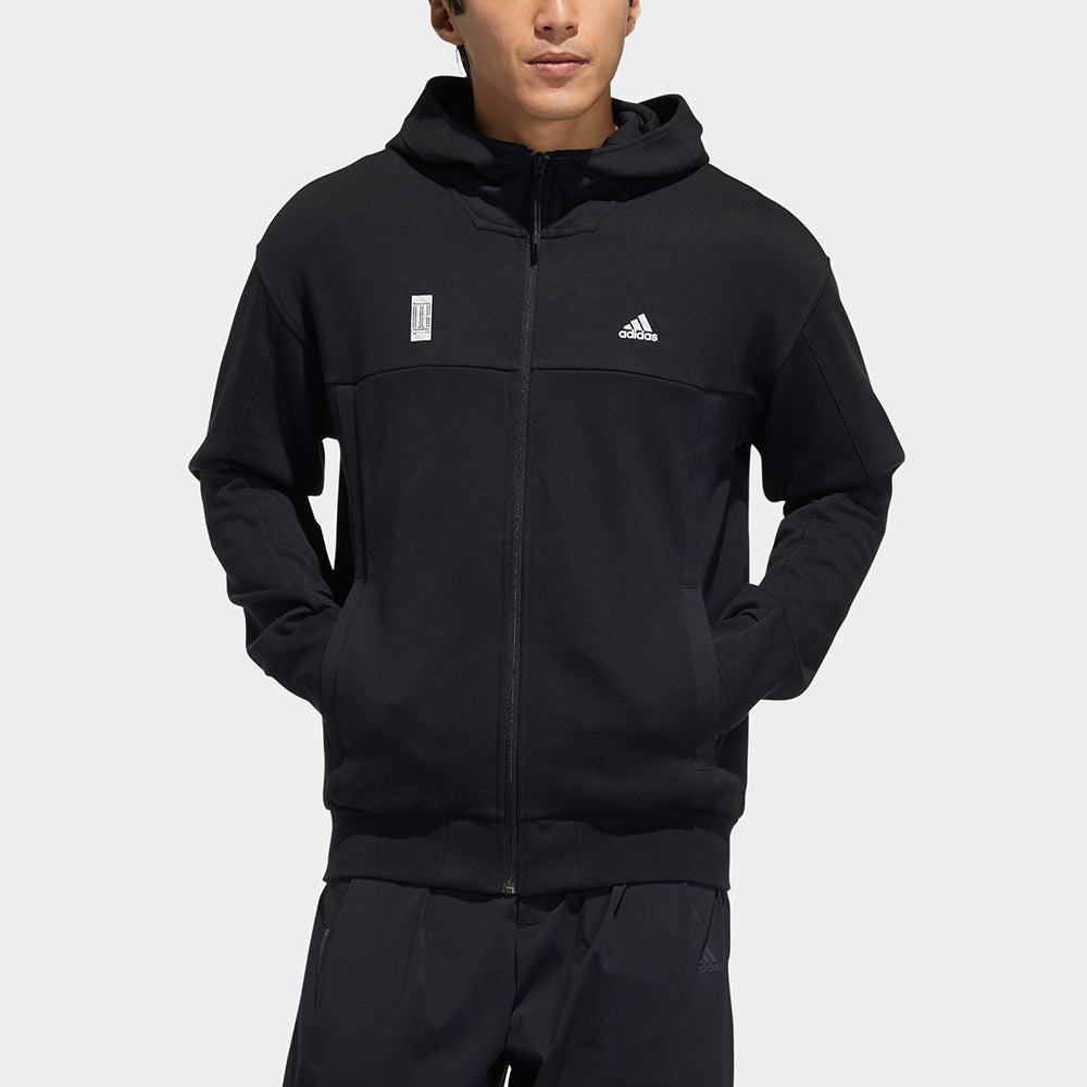 adidas Wj Htt Series Athleisure Casual Sports Hooded Jacket Black GP0909