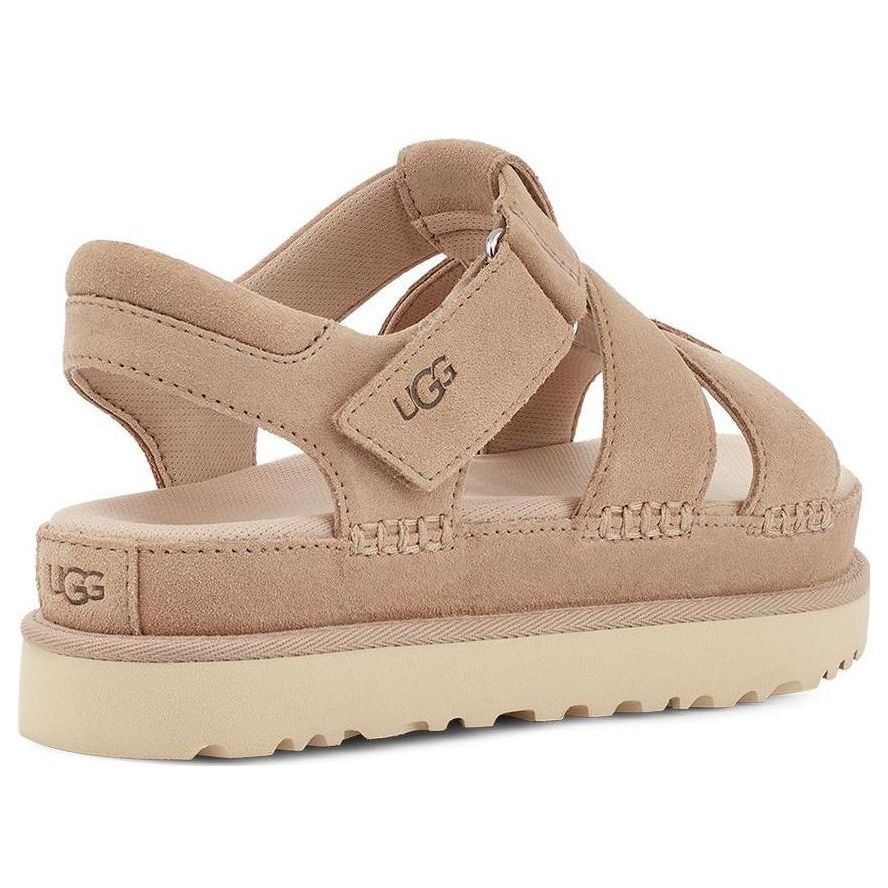 (WMNS) UGG Goldenstar Strap Platform Sandal 'Driftwood' 1137890-DRI