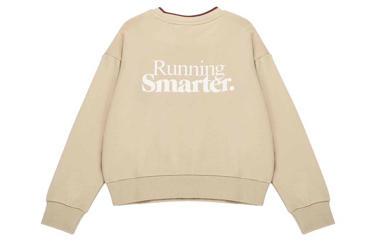 (WMNS) New Balance Athletics 70s Crewneck Sweatshirt 'Beige White' AWT23552-INC
