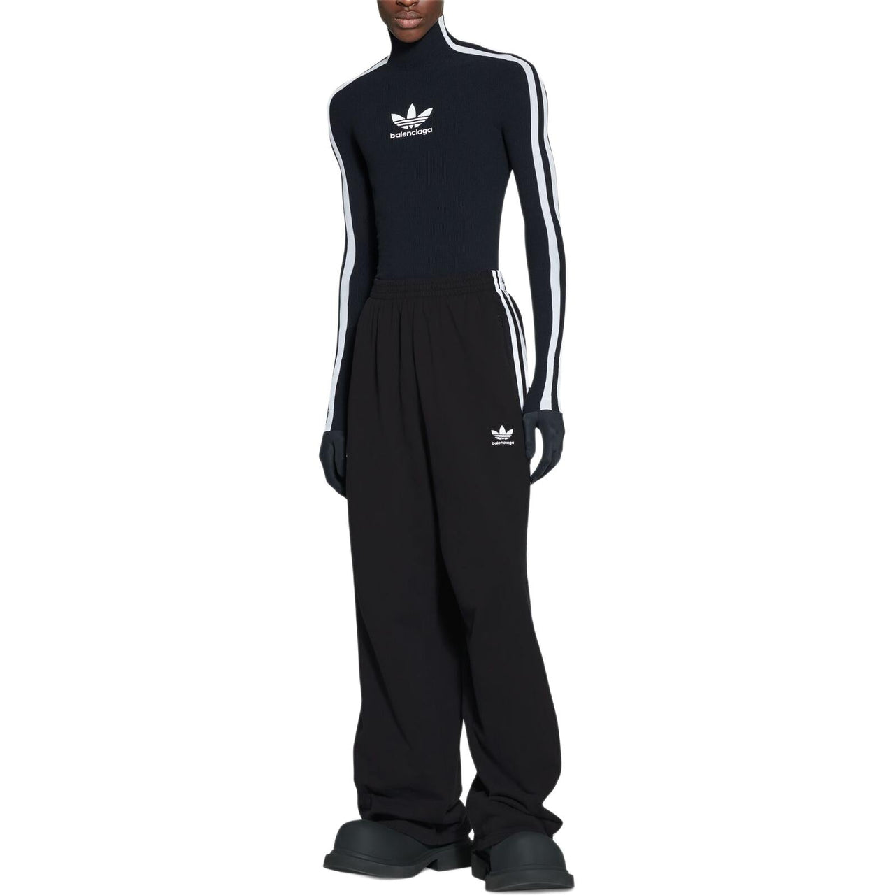 Balenciaga x adidas Baggy Sweatpants 'Black' 723824TNVN28482