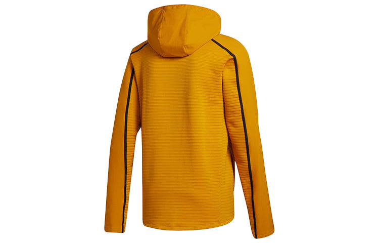 adidas Training Casual Sports Jacket Gold Yellow GJ0341