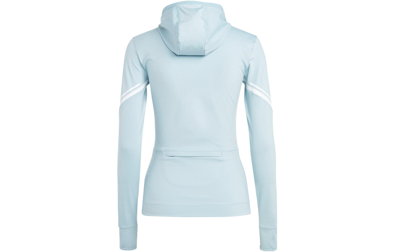(WMNS) adidas By Stella Mccartney Truepace Long Sleeve Top 'Blue White' HS4256