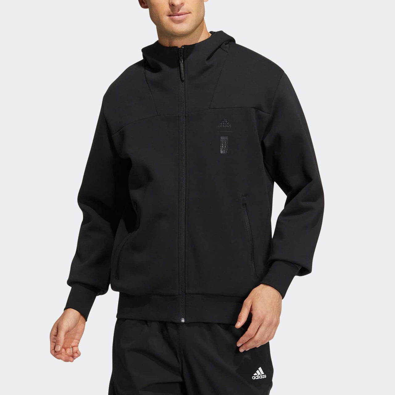 adidas Wuji Series Sportswear Casual Hooded Jacket 'Black' HN8978