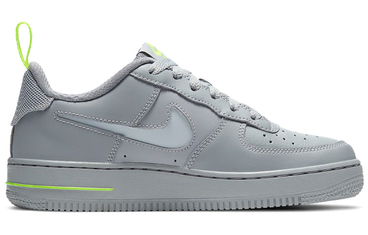 (GS) Nike Air Force 1 '07 LV8 'Particle Grey Volt' DD3227-001