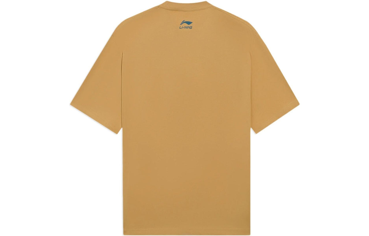 Li-Ning x Disney Graphic Loose Fit T-shirt 'Tan' AHSS255-2