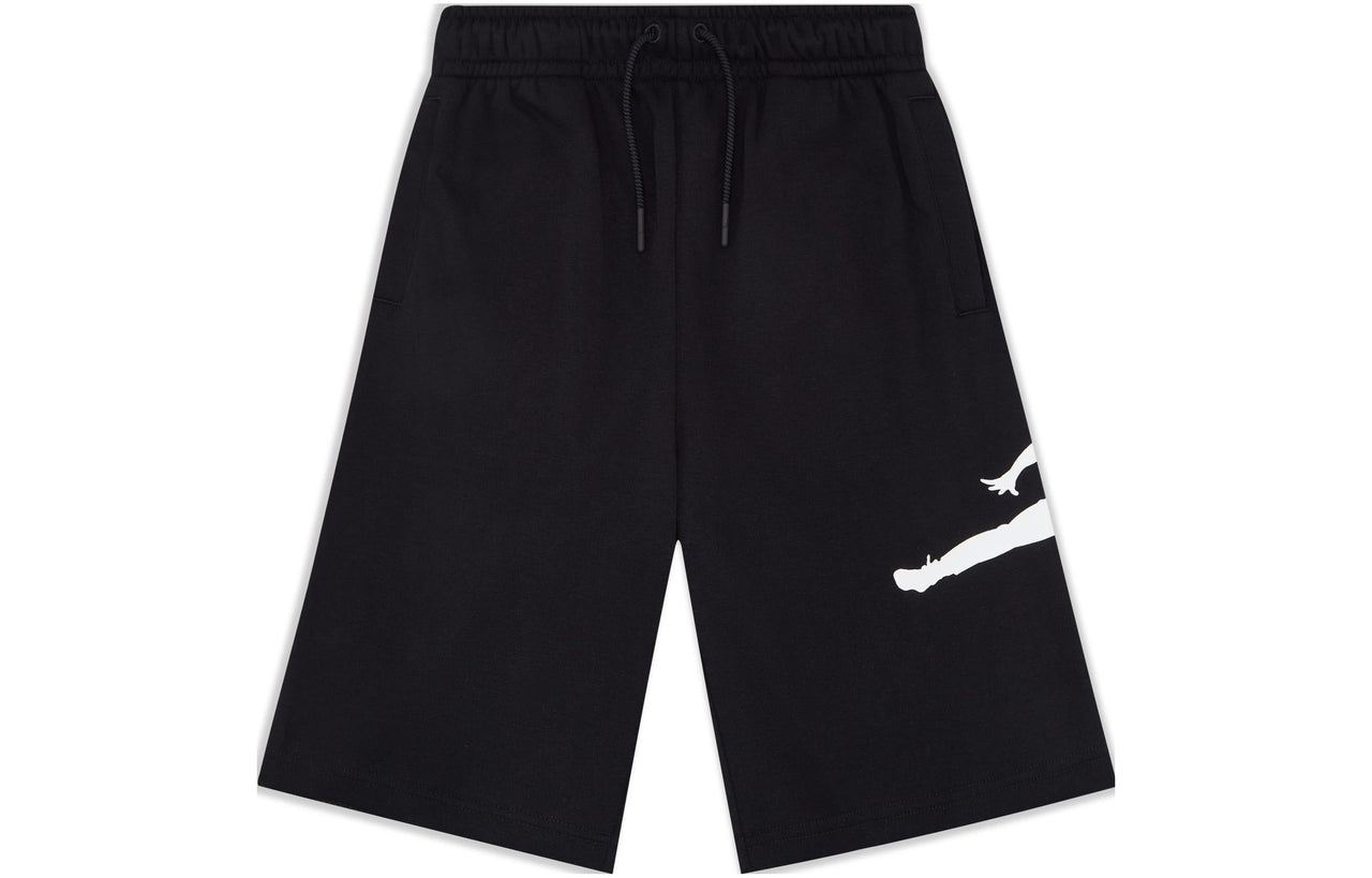 (GS) Air Jordan Fleece Active Shorts 'Black White' HA7453-010