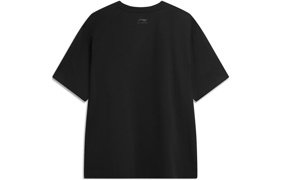 Li-Ning Hoops Graphic T-shirt 'Black' AHSU671-1