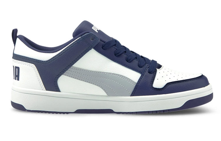 PUMA Rebound Lay Up Lo SL Low Top Board Shoes Blue/White 369866-13