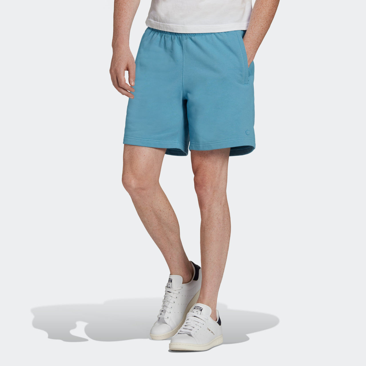 adidas originals C Short Ft Solid Color Lacing Sports Shorts Sky Blue HF6367