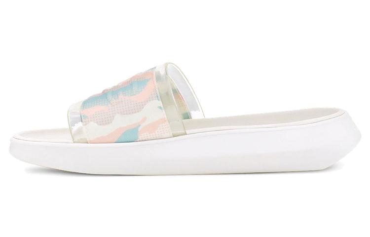 (WMNS) UGG Slide Cali Collage Slipper Rainbow Blue 1120001-PSTR
