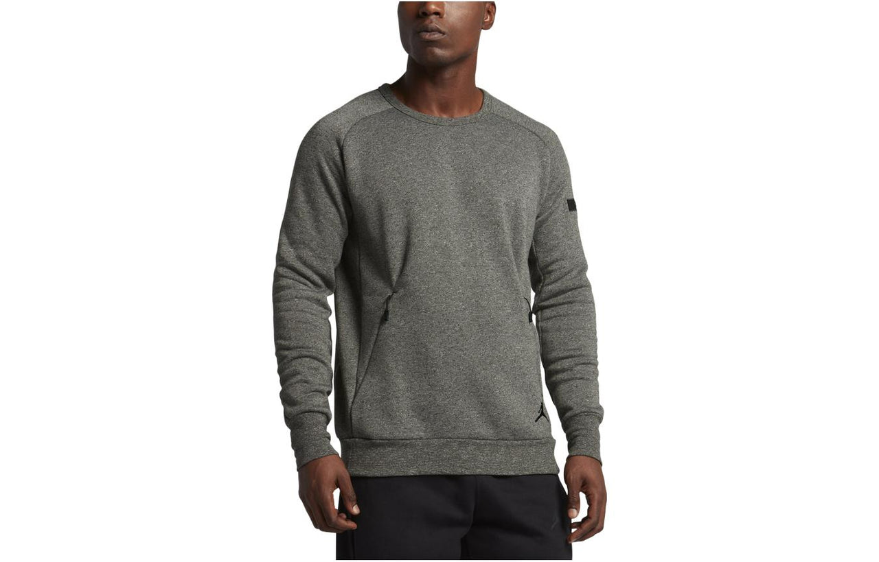 Air Jordan Icon Fleece Men's Sweatshirt 'Grey' 802185-355