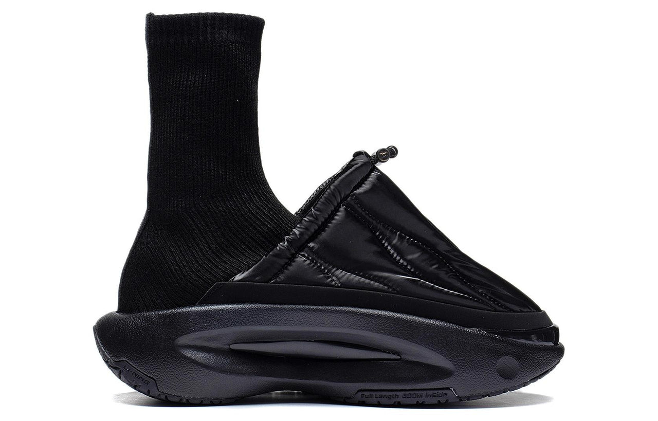 (WMNS) Li-Ning YunYou Fluffy High 'Black' AZGS146-6