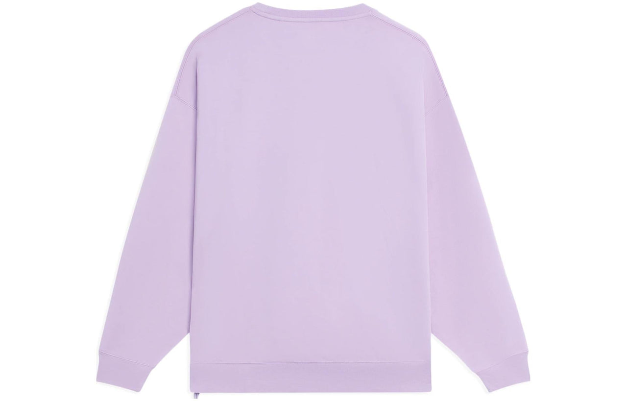 (WMNS) Li-Ning Lifestyle Classic Plain Sweatshirt 'Purple' AWDS778-3