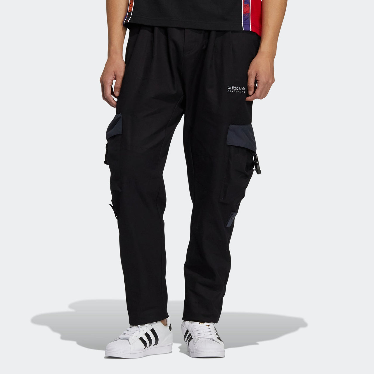 Men's adidas originals Adv Track Pant Big Pocket Sports Pants/Trousers/Joggers Black HC0383