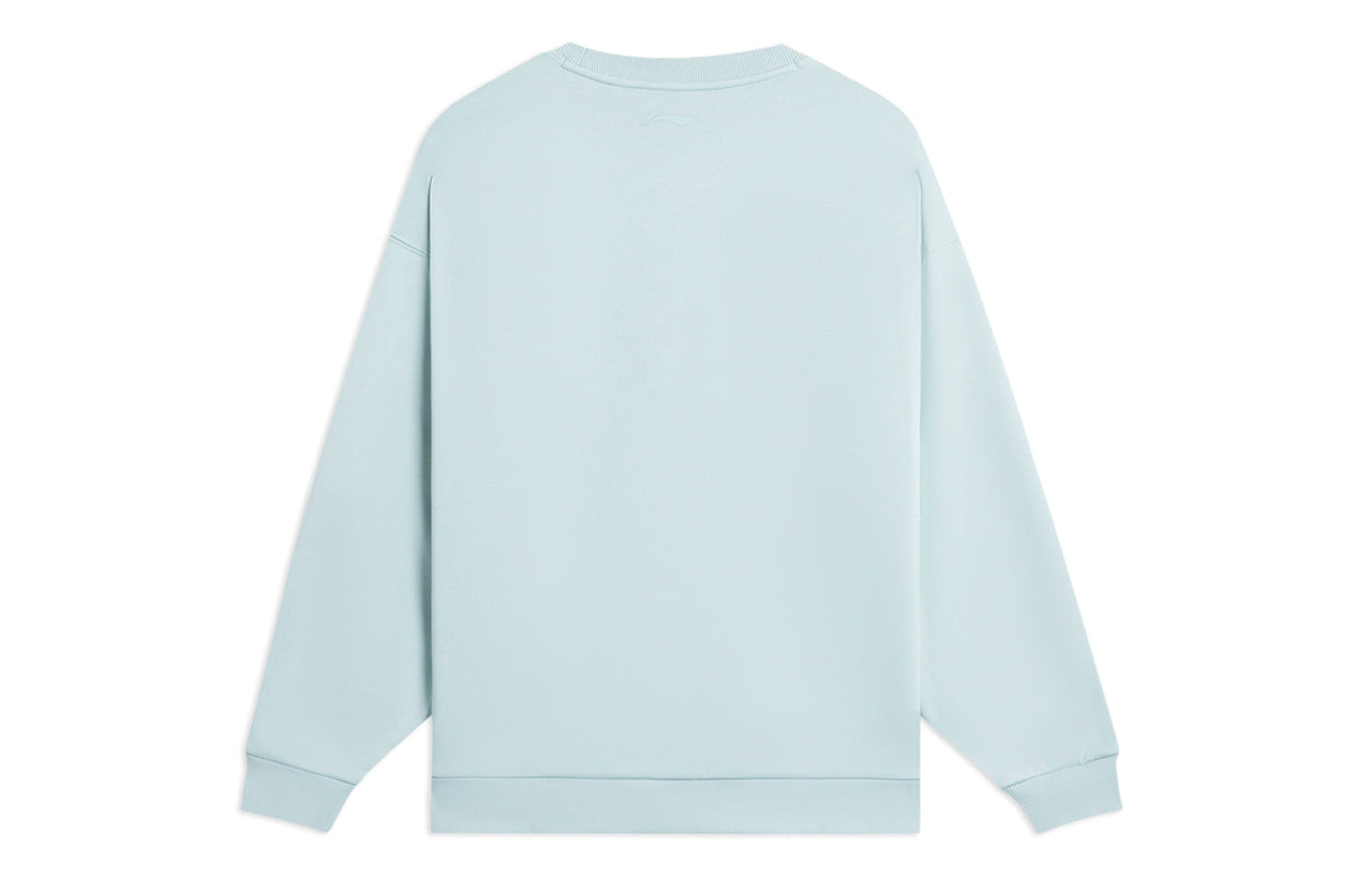 Li-Ning Hoops Graphic Sweatshirt 'Light Blue' AWDSG95-4