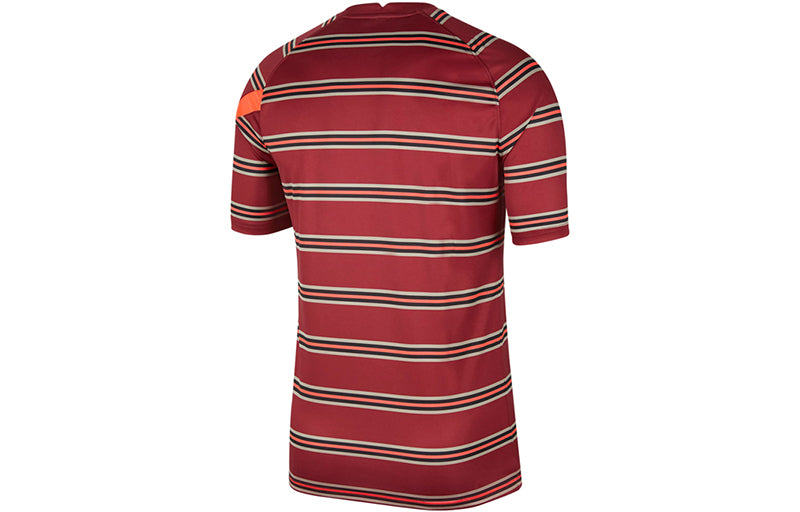 Nike Liverpool F.C. Pre-Match Short-Sleeve Football Top 'Team Red Bright Crimson Fossil' DB0254-678