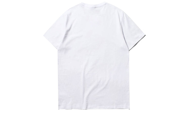 Vans Pocket Embroidered Short Sleeve Couple Style White VN0A4URTWHT