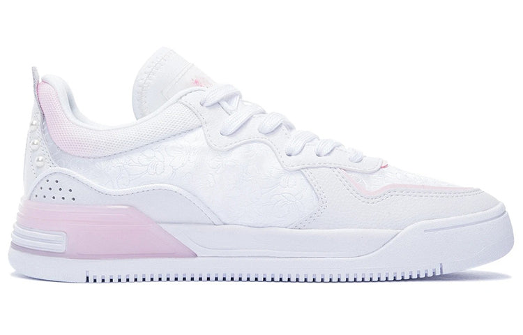(WMNS) Li-Ning Wave V1 Cherry Blossom Series 'White' AGCS182-3