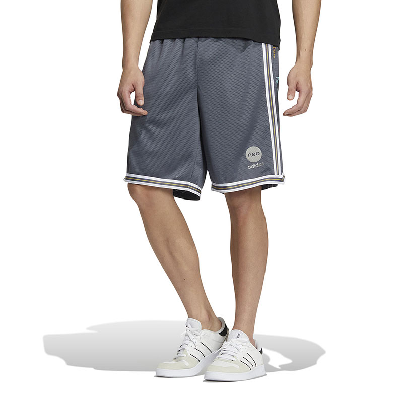adidas Neo U BB Mesh Shorts 'Grey' HM2047