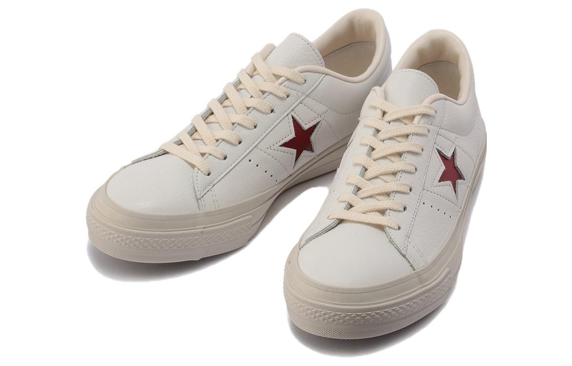 Converse one star J EB LEATHER 'White Crimson Red' 35200470