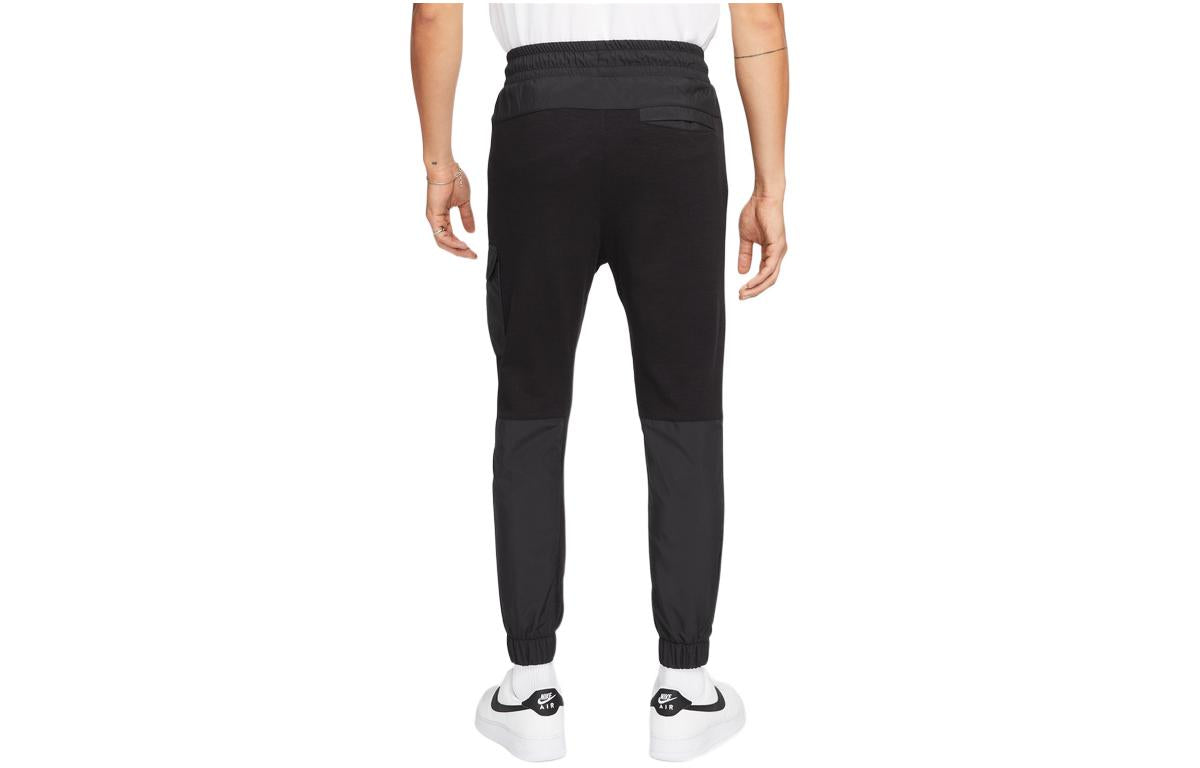 Men's Nike Training Side Pocket Bundle Feet Sports Pants/Trousers/Joggers Black CV8988-011