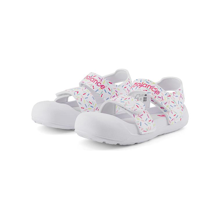 (PS) New Balance Lifestyle Sandals 'White Pink' SIA809W3