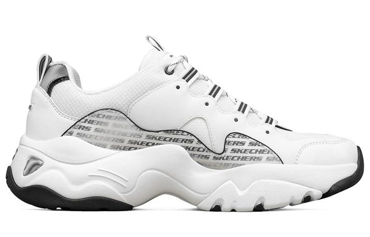 Skechers D Lites 3.0 Low-Top Running Shoes White/Black 237157-WBK