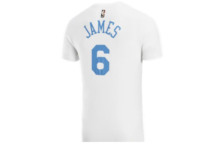Nike x NBA Lakers LeBron James T-Shirt 'White' DV6866-106
