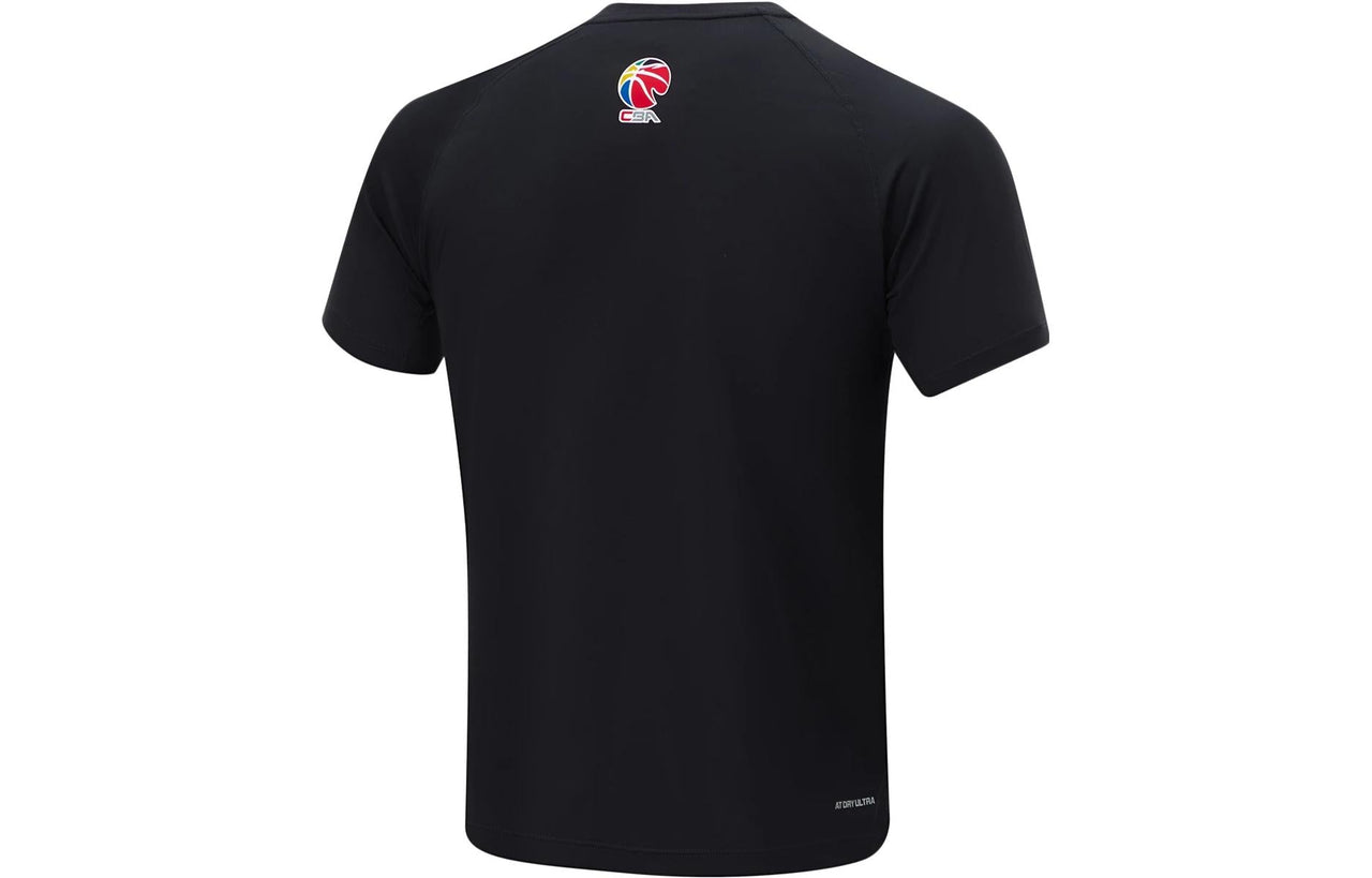 Li-Ning CBA Beijing Ducks Quick-Drying T-shirt 'Black' ATST935-1