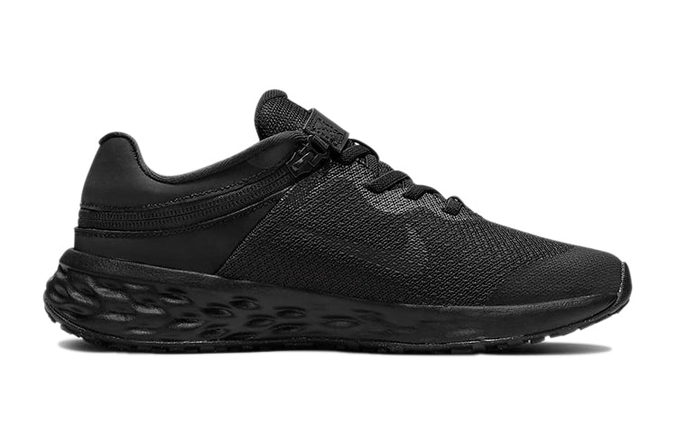 (GS) Nike Revolution 6 FlyEase 'Black Dark Smoke Grey' DD1113-001