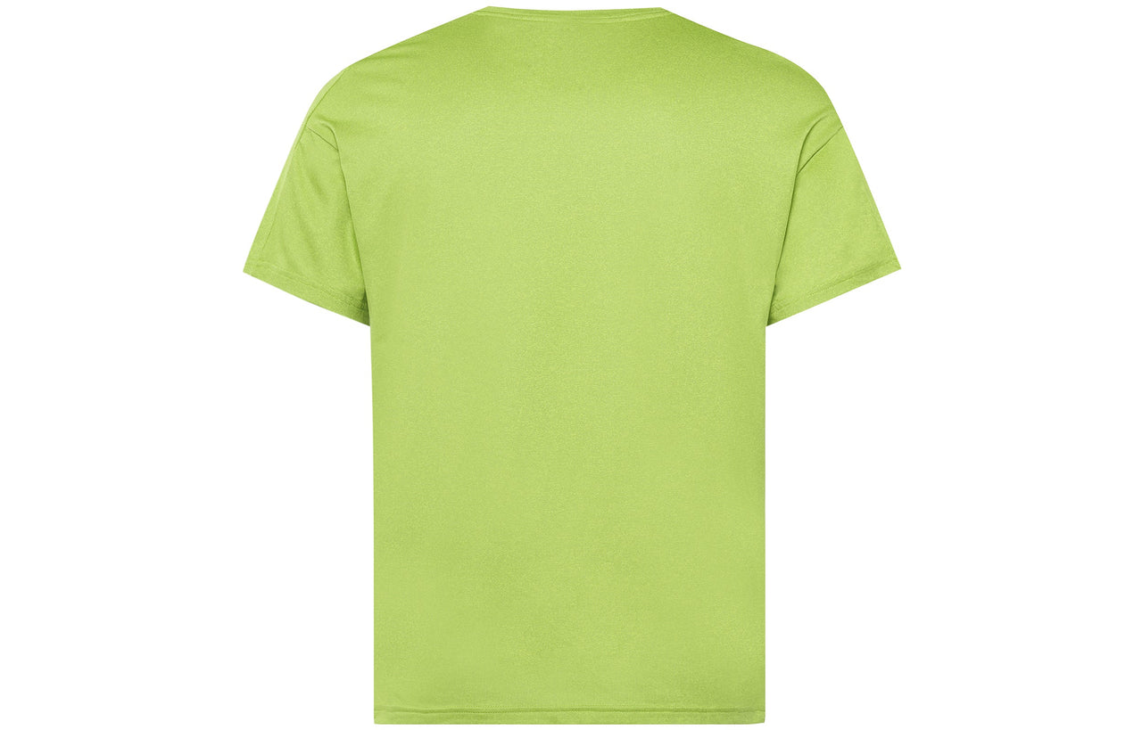 Men's Nike Pro Dri-FIT Solid Color Casual Sports Quick Dry Round Neck Short Sleeve Atomic Green T-Shirt CZ1182-377