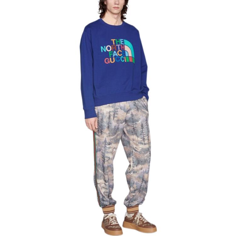 Gucci x The North Face Sweatshirt 'Blue' 626990-XJDTY-4120