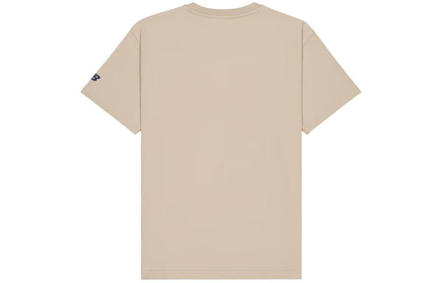 New Balance Small NBSC Graphic T-Shirt 'Beige Navy' AMT42331-SOT