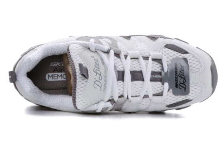 (WMNS) Skechers D'lites 2.0 Grey/White 99999693-WGY