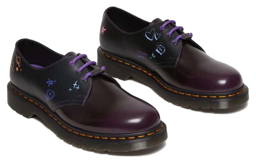 Dr. Martens BT21 Leather Oxford Shoes 'Purple' 30893511