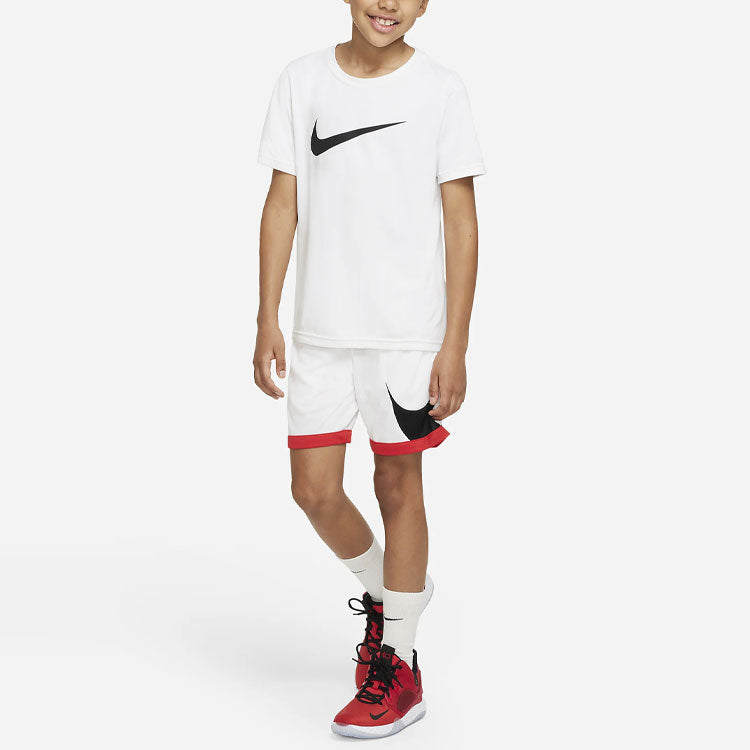 (PS) Nike Dri-FIT Basketball Shorts 'White Black Red' DM8186-101