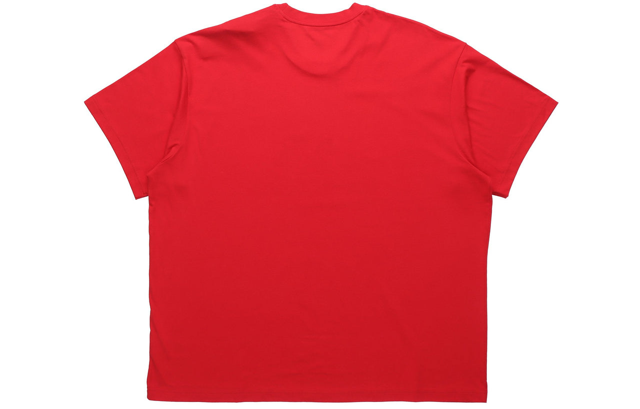 adidas U Vday T Sports Printed Short Sleeve Unisex Light Scarlet GL3487