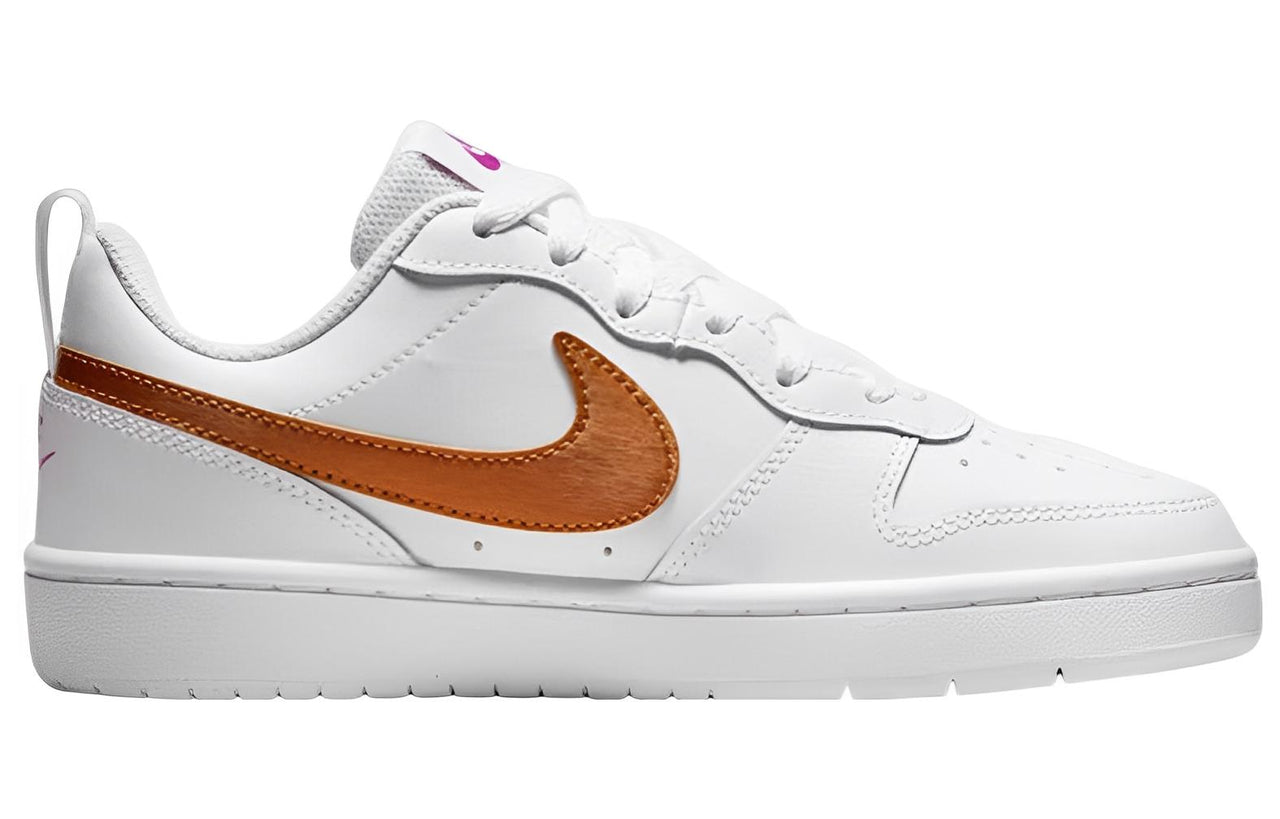 (GS) Nike Court Borough Low 2 SE 'White Metallic Copper' DQ5979-100