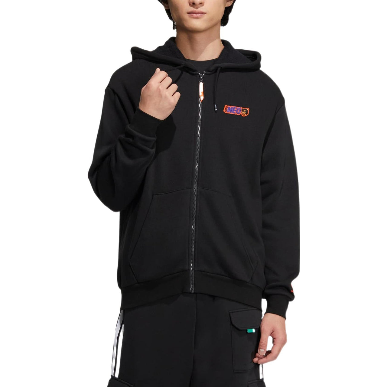 adidas Neo U VBE Hoodie 4 'Black' HN4735
