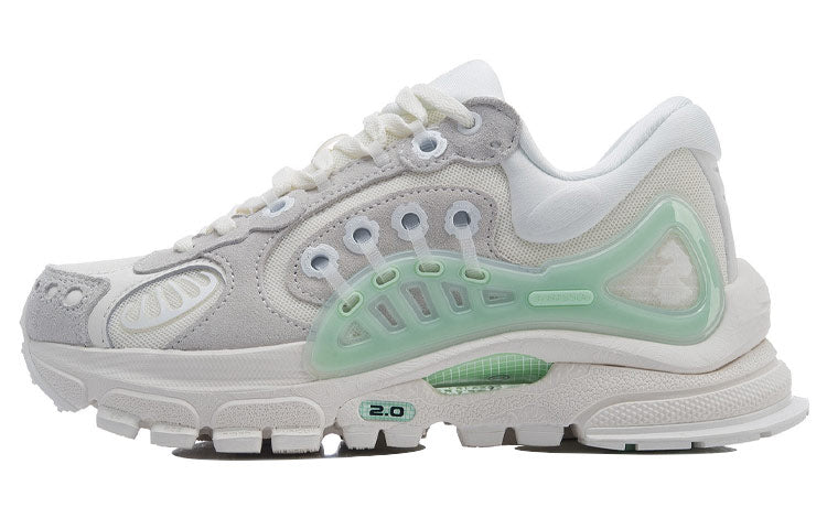 (WMNS) Li-Ning Furious Rider Ace 2 x Paris Fashion Week 'Grey Green' ARHR092-2