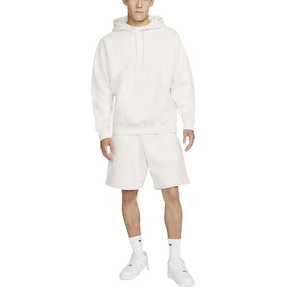 Nike Solid Color Logo Straight Loose Casual Shorts Unisex White DV3056-030