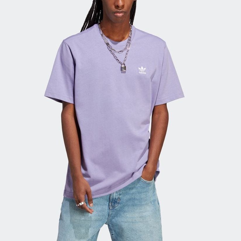 adidas originals Adicolor Classics Back And Front Trefoil Boxy T-shirt 'Magic Lilac' IA4838
