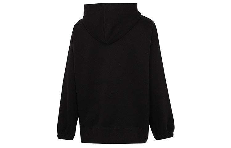 (WMNS) PUMA Classics Oversized TR Embroidery Logo Hoodie Black 535320-01
