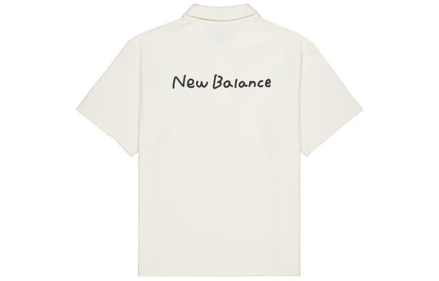 New Balance Skateboard Graphic Polo Shirt 'Ivory' NFE27011-IV