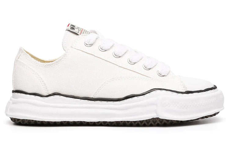 Maison MIHARA YASUHIRO PETERSON OG Sole Canvas Low 'White Cream' A01FW702-WHT
