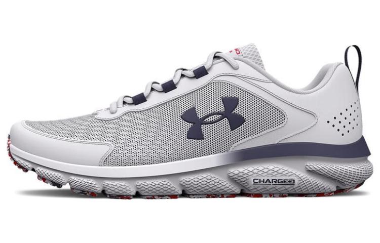 Under Armour Charged Assert 9 Running Shoes 'White Blue' 3026743-100