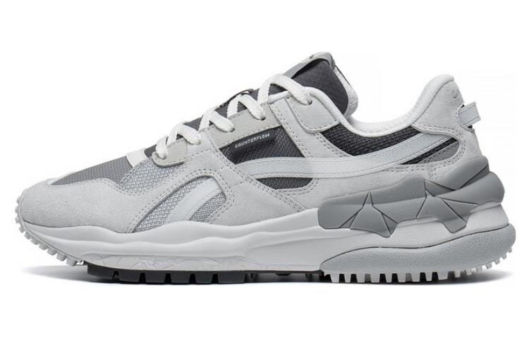 (WMNS) Li-Ning ChengFeng Sport Sneakers 'Grey Black' AGCT172-3