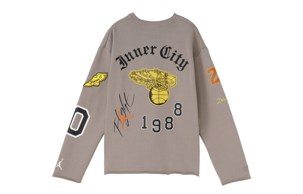 Nike Long Sleeves Cotton Sweatshirts x HTG 'Brown Beige' DX6240-087