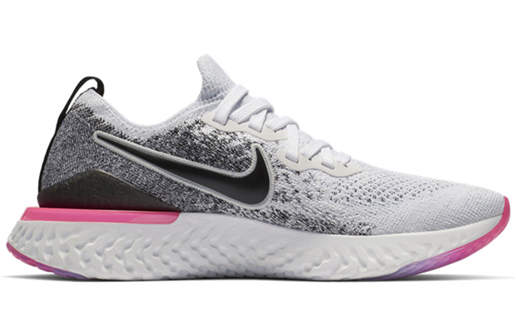 (WMNS) Nike Epic React Flyknit 2 'Oreo Pink' BQ8927-103