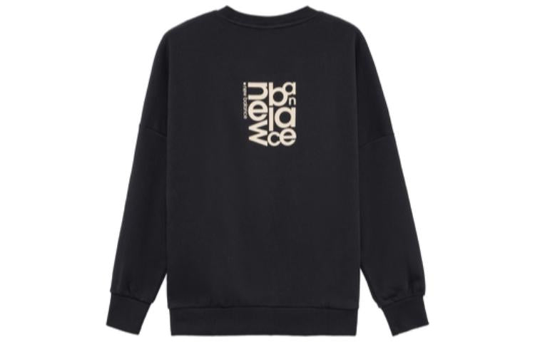 New Balance Sport Logo Print Sweatshirt 'Black' AMT23349-BK